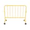 Vestil YELLOW BARRIER 48" W/WHEELED FEET PRAIL-48-Y-WW - alternate 5